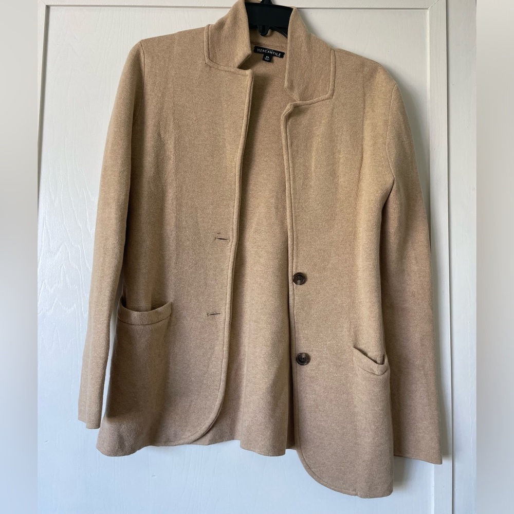 Tan cotton sports coat